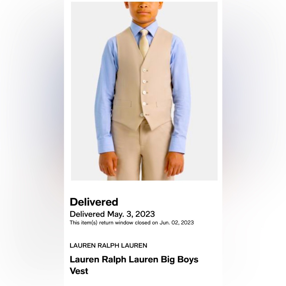 Ralph Lauren Khaki Colored Vest